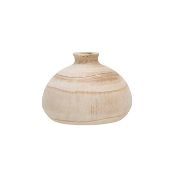 Wave Wood Vase