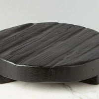 Black Wooden Pedestal