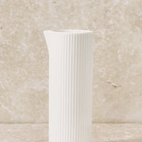 Ribbed Ceramic Glassware Collection