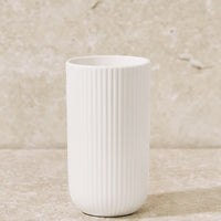Ribbed Ceramic Glassware Collection