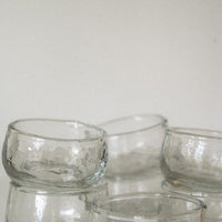 Pebbled Glass Condiment Bowl