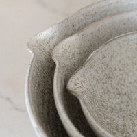 Speckled Pouring Bowls, Set of 3