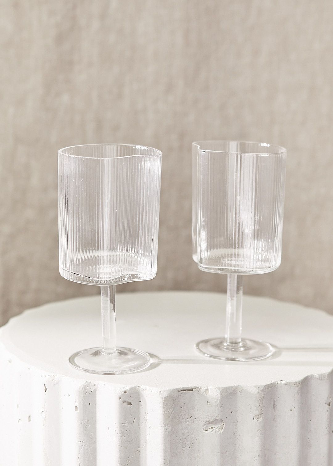 Ribbed Glass Collection