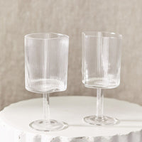 Ribbed Glass Collection