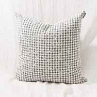 Iron Houndstooth Pillow 24"