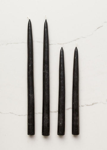 Black Dipped Tapers
