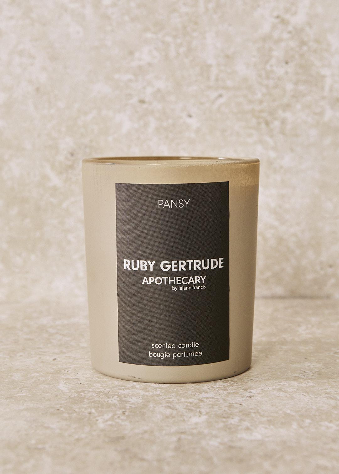 Pansy Candle