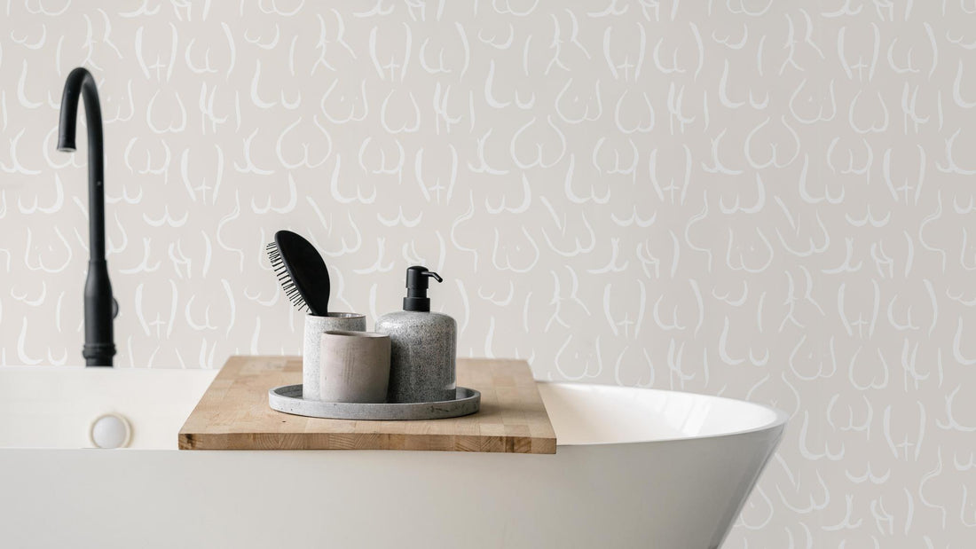 Bums Wallpaper in Nude by SheShe
