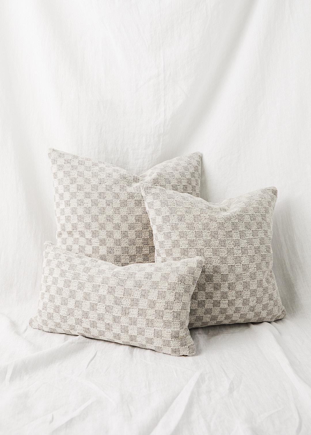 Custom Checkered Pillow 24x24