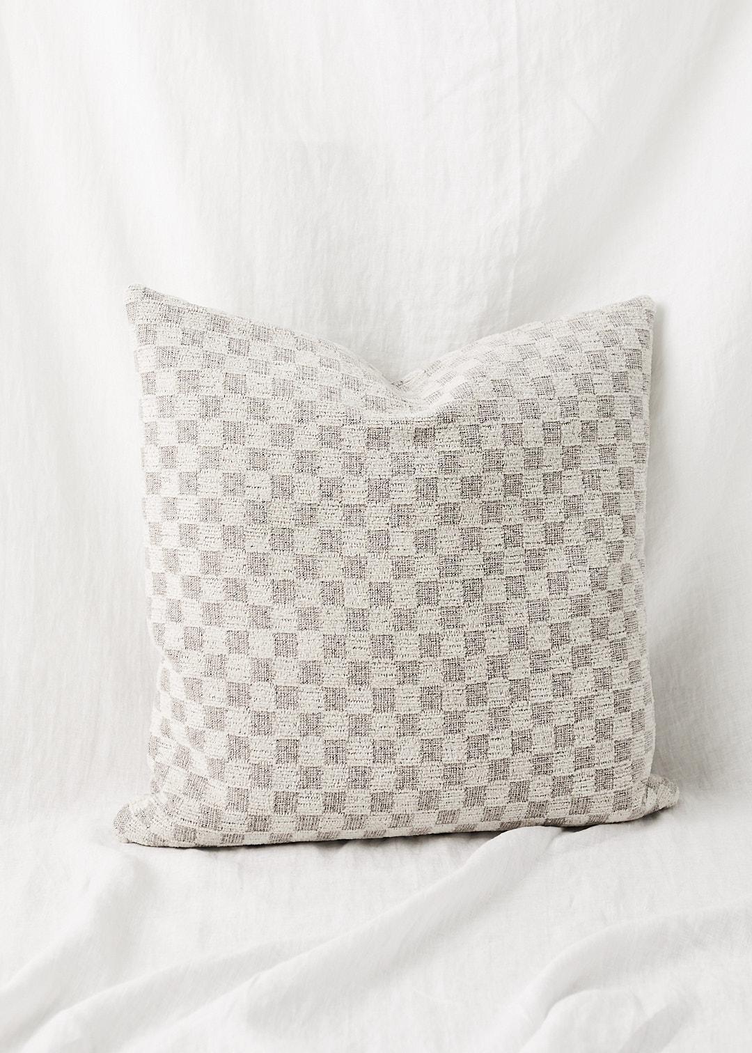 Custom Checkered Pillow 24x24