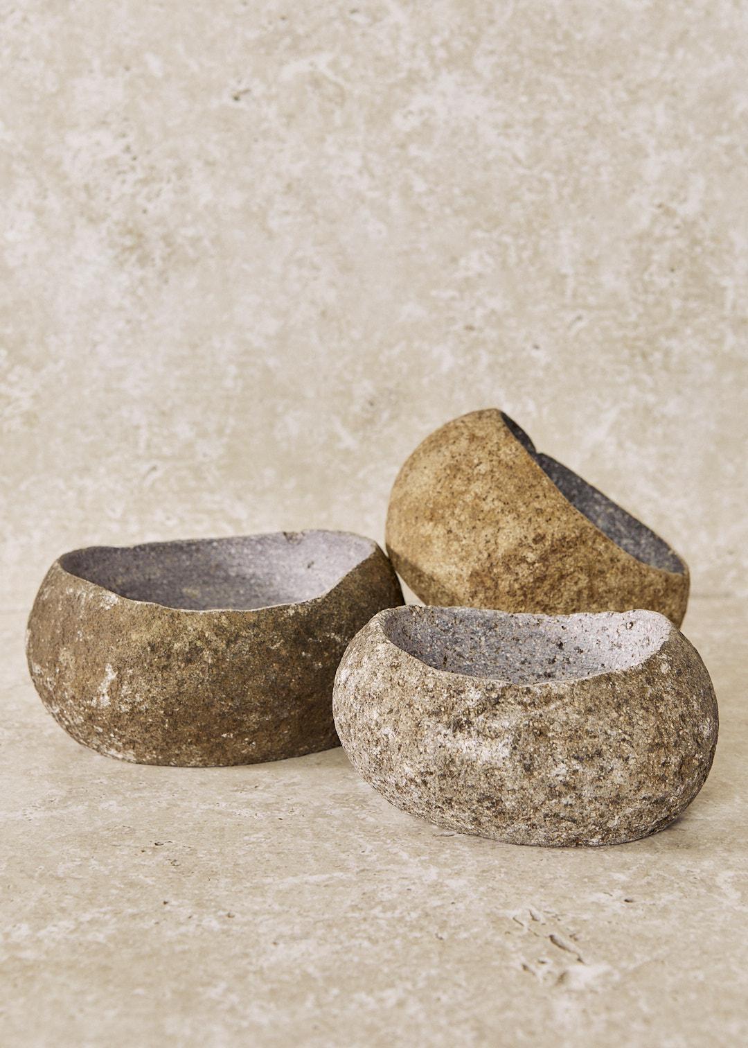 Carved Stone Bowl