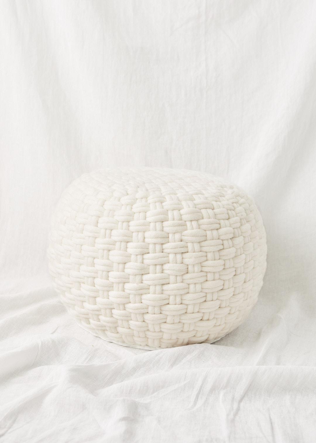Ivory Pouf