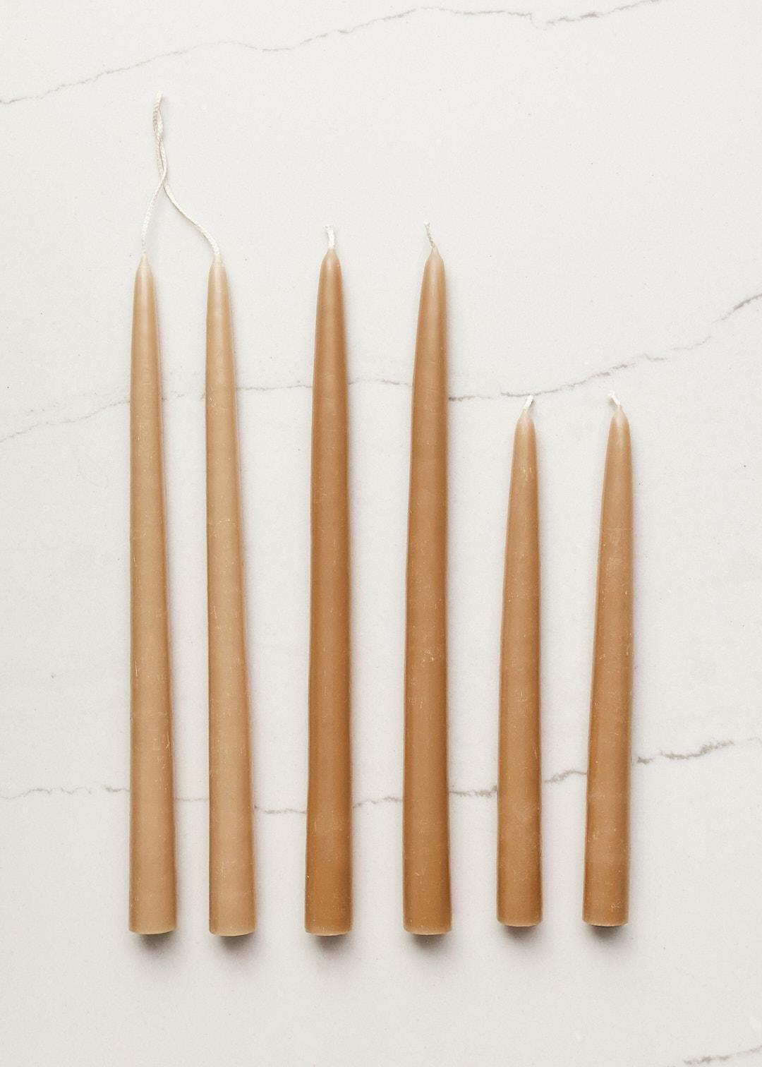 Beeswax Dipped Tapers