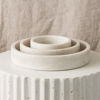 Straight Edge Marble Bowls