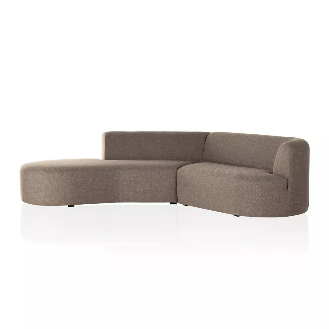 Curved Mink Sectional