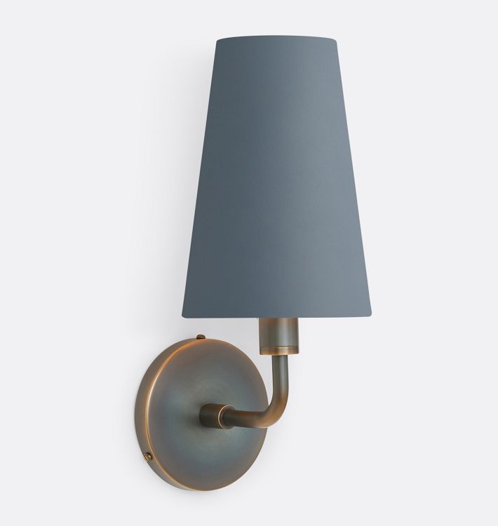 Baby's Bathroom - Option 1, Dark Slate Ansel Sconce