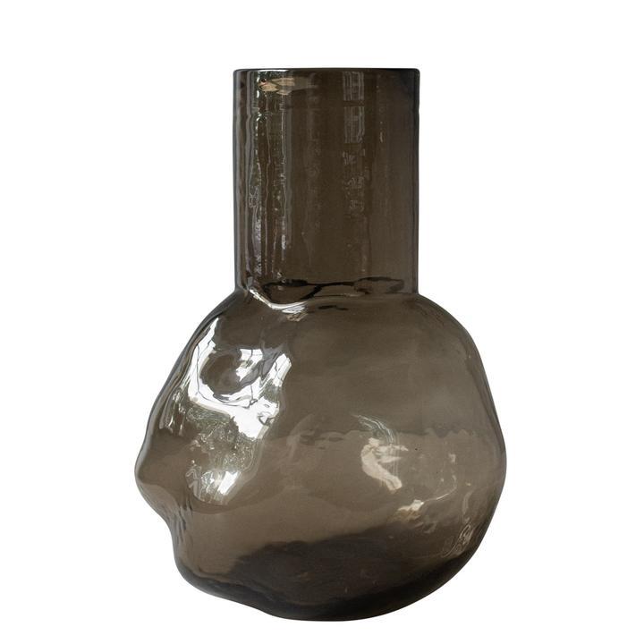 Brown Glass Vase