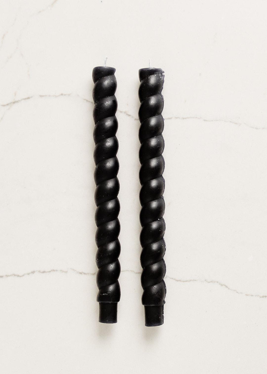 Midnight Twisted Tapers Set