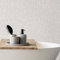 Bums Wallpaper in Nude by SheShe