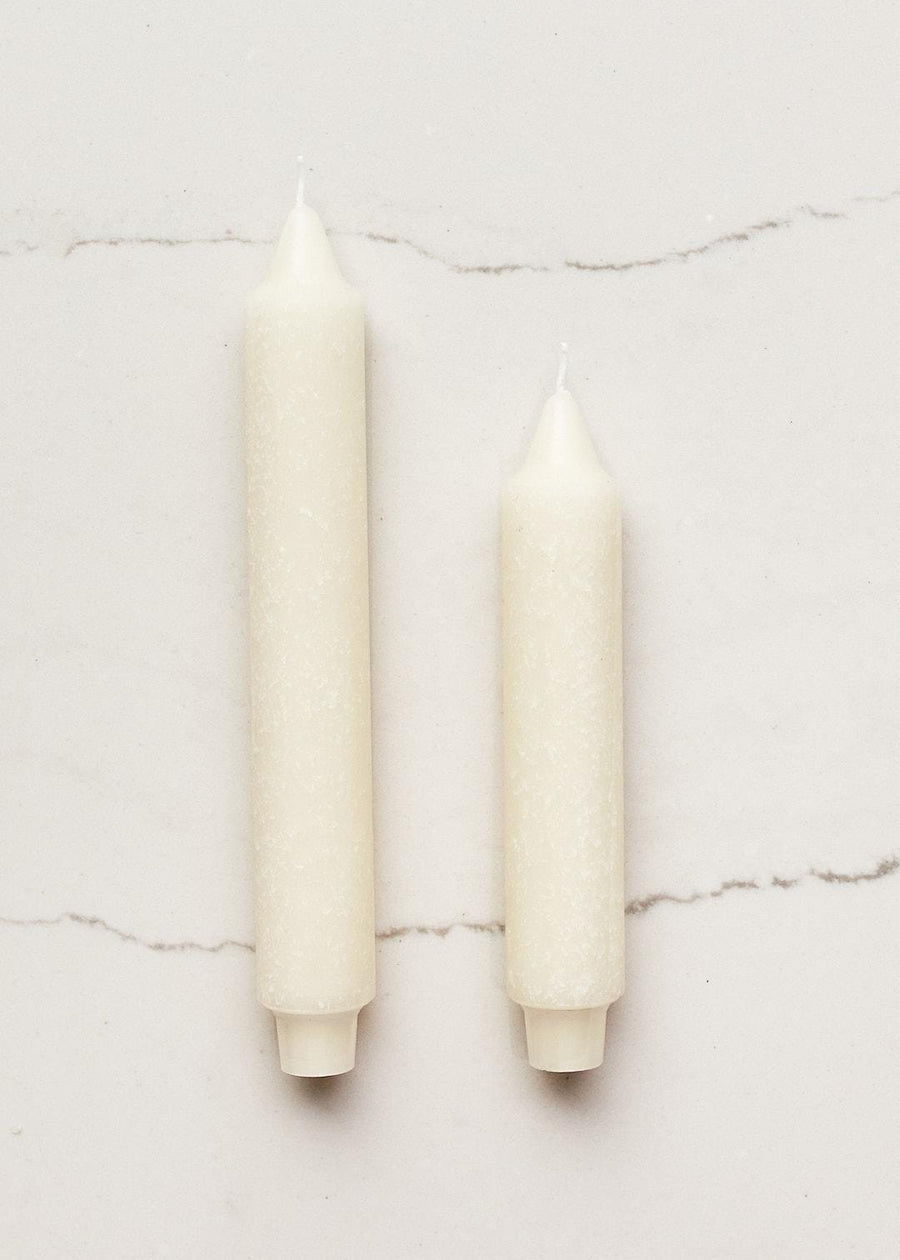 Ivory Textured Tapers