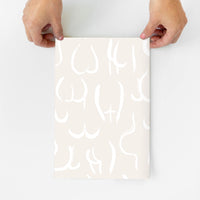 Bums Wallpaper in Nude by SheShe